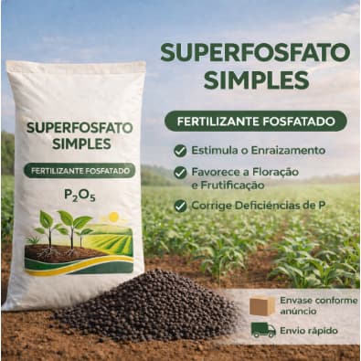SUPERFOSFATO SIMPLES (SSP) FERTILIZANTE FOSFATADO