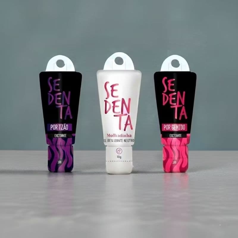 kit Com 3 Gel Sedenta Por Oral- Gel Sedenta Por Tzão- Gel Sedenta Por Gemido- Gel Sedenta Molhadinha.