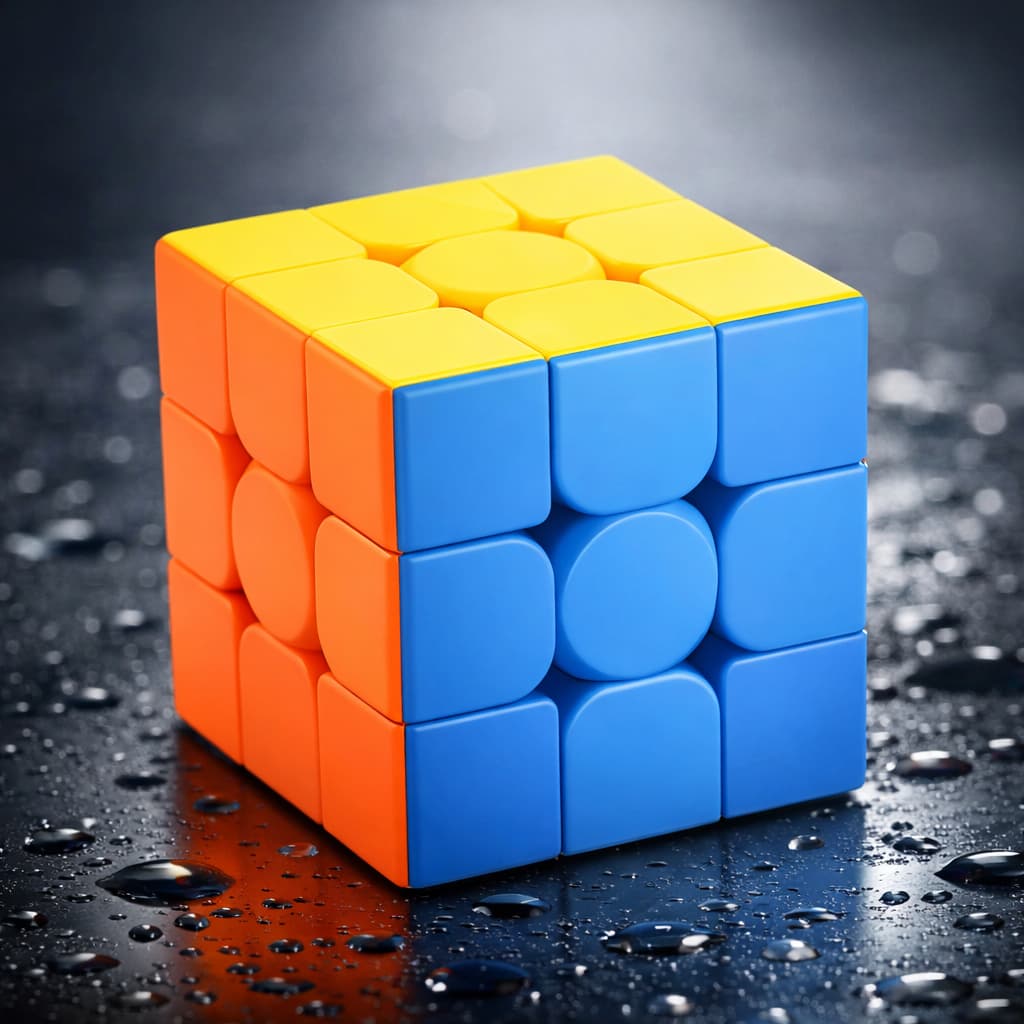 Cubo Mágico 3x3x3 Profissional Speed Gold Edition 2023