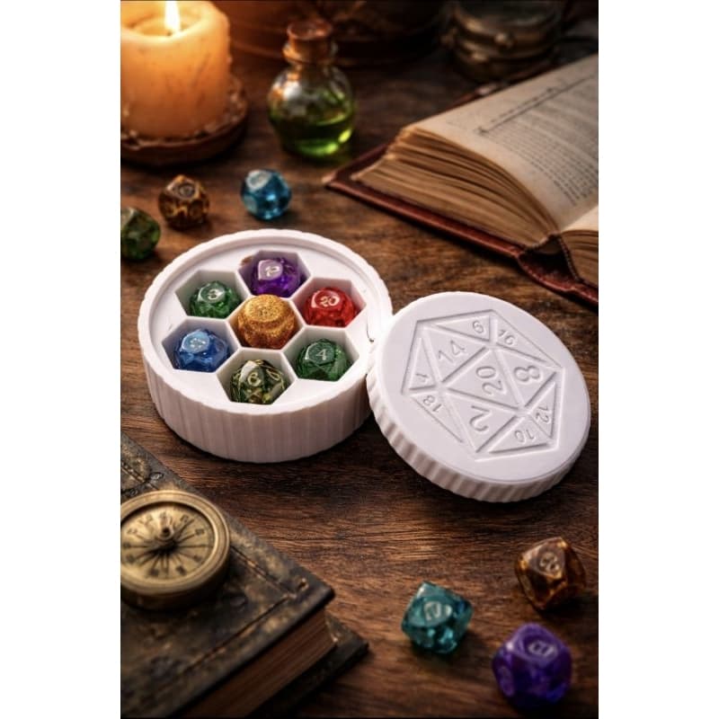 Porta Dados RPG D20 | Organizador de Dados