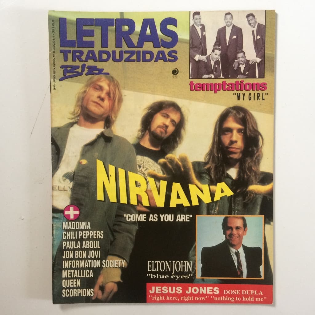 REVISTA BIZZ LETRAS TRADUZIDAS DIVERSOS NUMEROS VALOR UNITÁRIO