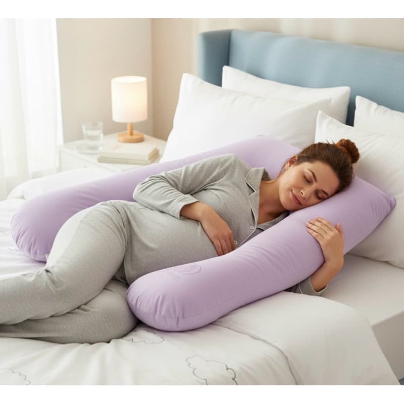 Almofada Xuxão Gestante Travesseiro De Corpo 100% Algodão luxo