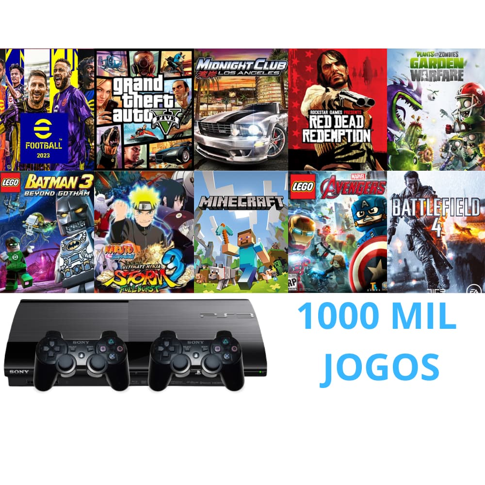 Playstation 3 !1000 Jogos!
