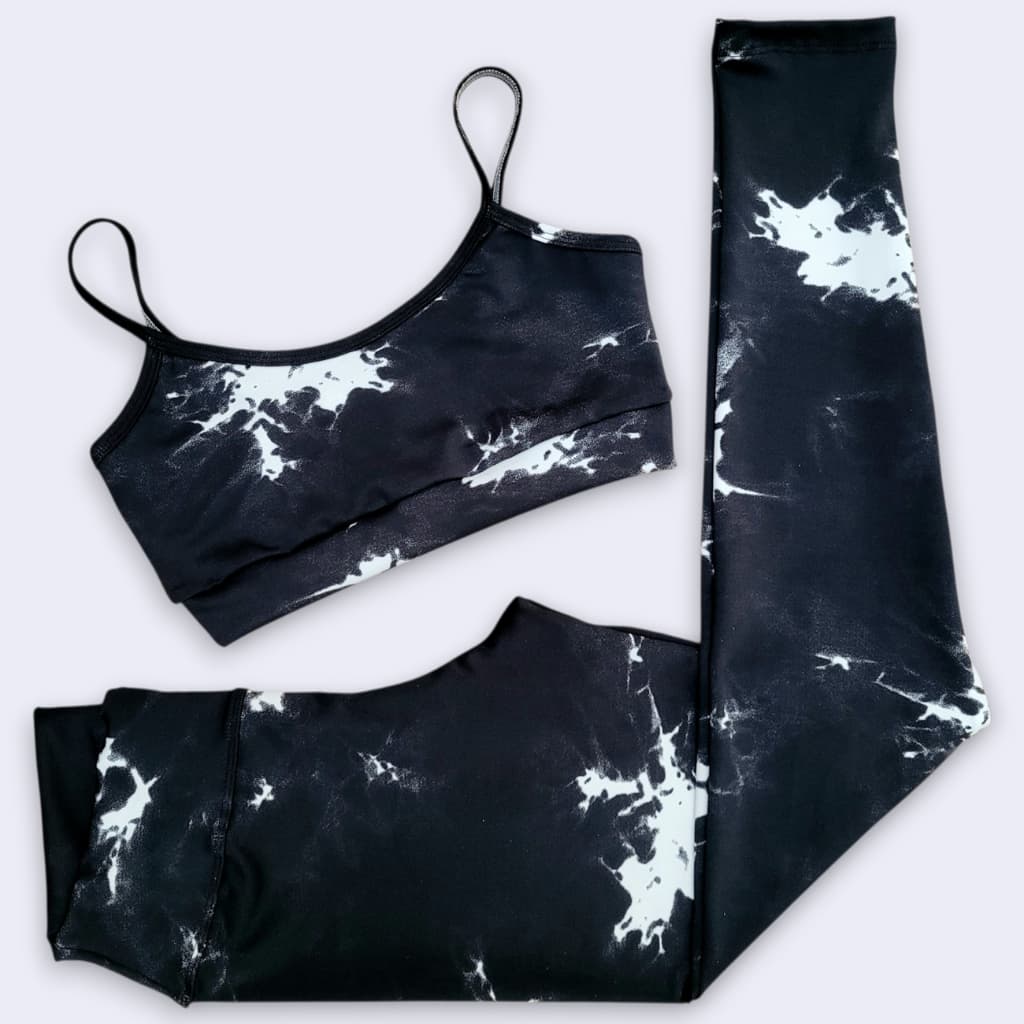 Conjunto Academia Feminino Calça Legging E Top Fitness