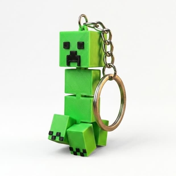 Chaveiro Minecraft Creeper Articulado