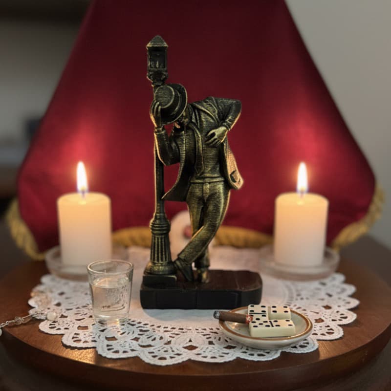 Estátua Zé Pilintra Premium - Escultura Exclusiva Umbanda e Candomblé