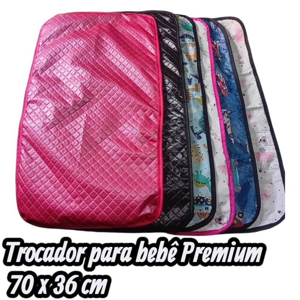 Trocador de Fralda Portátil 36 cm x 70 cm Impermeável Menino e Menina