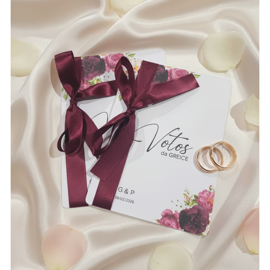 Par de Caderno de votos para casamento  e bodas com fita de cetim personalizado envio em 3 dias