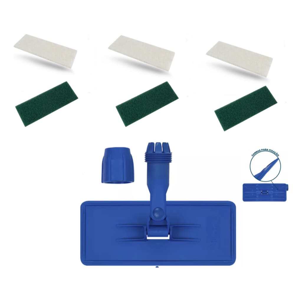 Suporte Lt Limpa Tudo + 6 Fibras: Kit Completo Para Limpeza