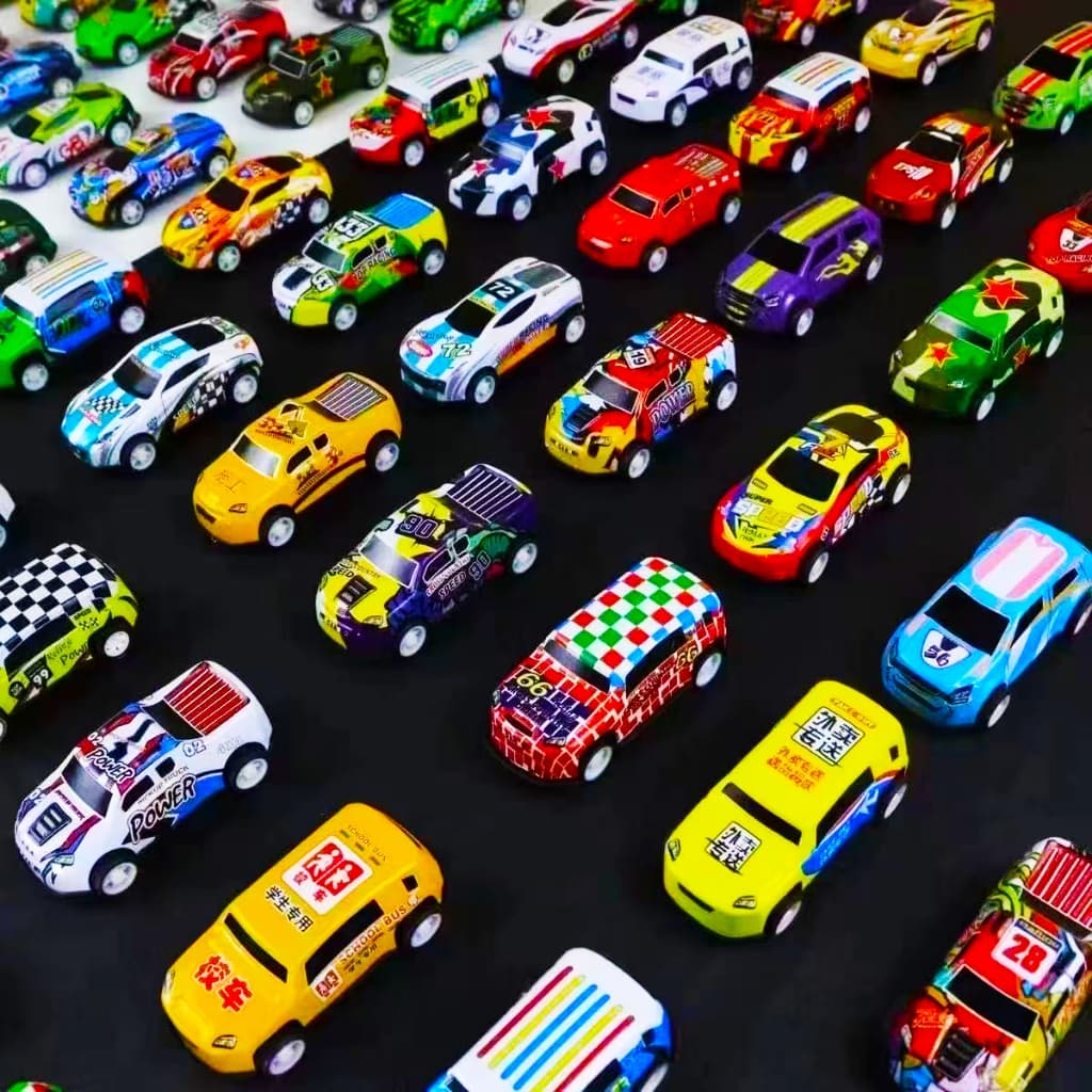 Carrinhos de fricção de metal (vendidos em unidade) — O presente perfeito, repleto de aventura e diversão.