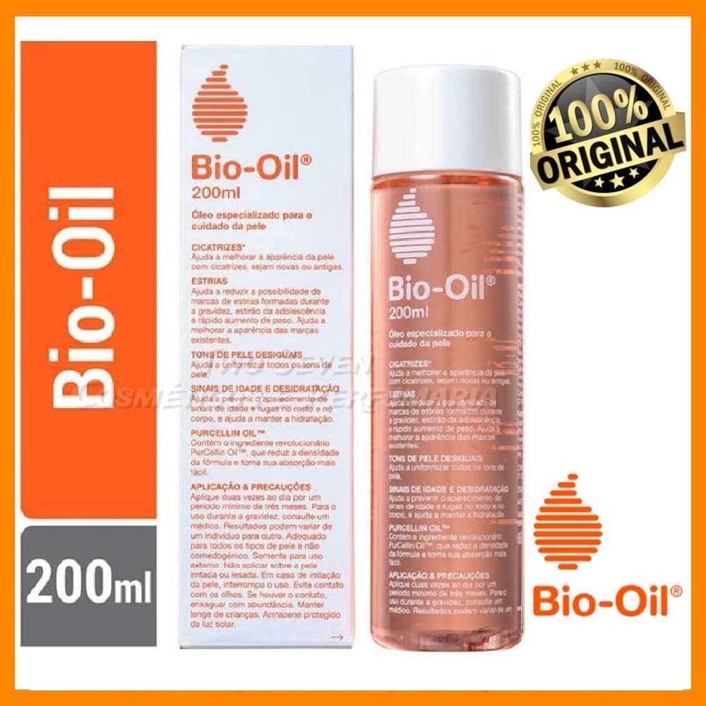 Óleo Corporal Bio Oil 200ml Reparador Cicatrizes Estrias
