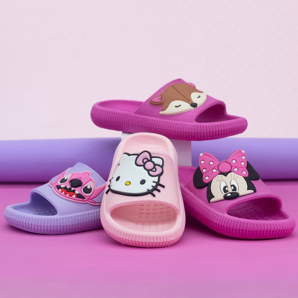 Chinelo Nuvem Infantil Slide Menina Leve Macio e Confortável