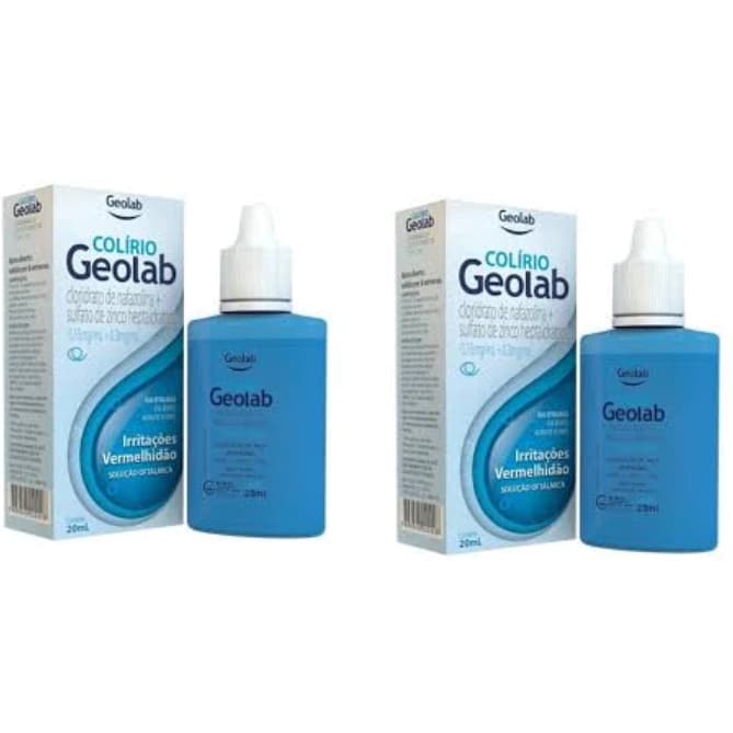Colírio GEOLAB 20 ML KIT com 2 FRASCOS