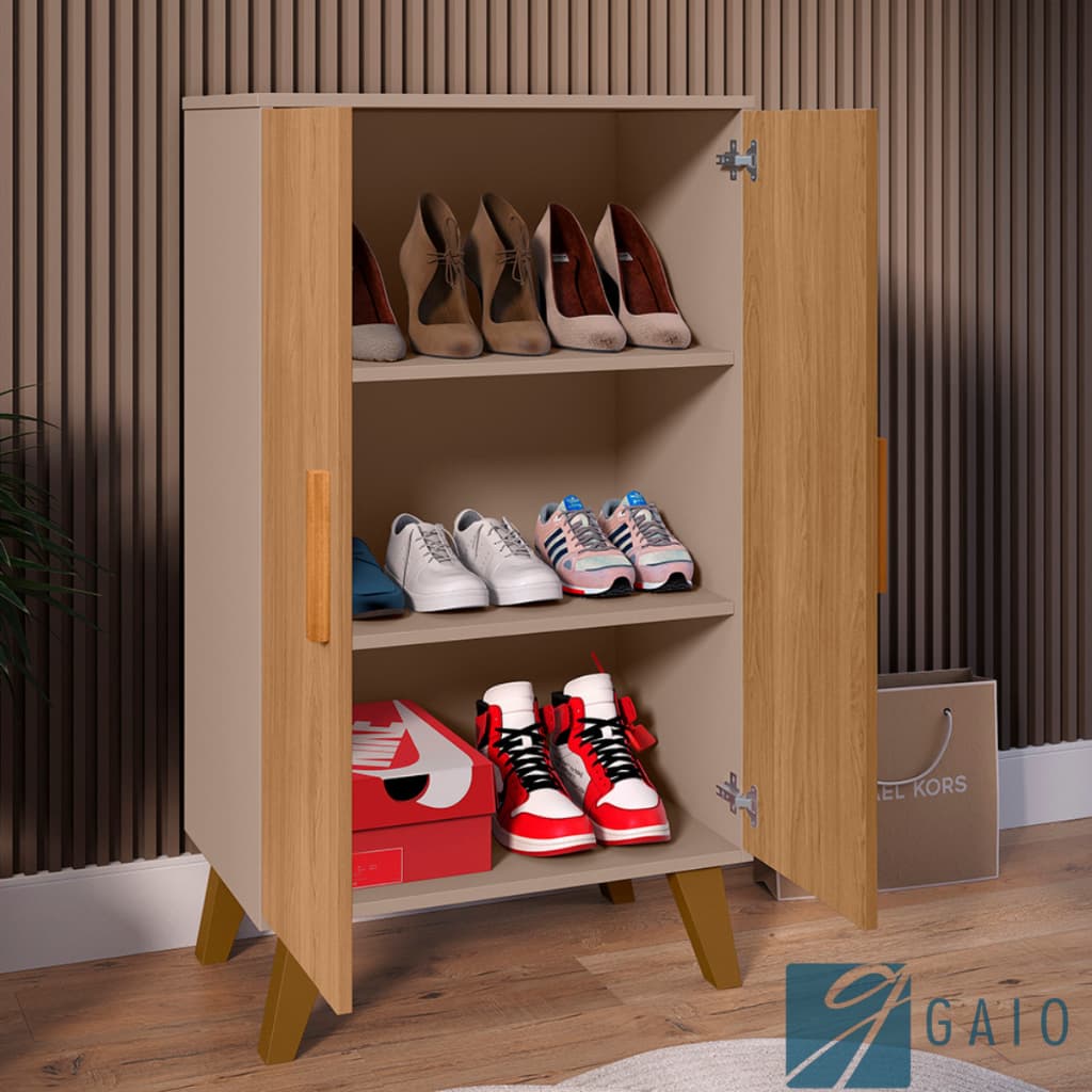 Sapateira Multiuso Closet Organizadora Calçados C/ Assento 1 Porta Milano