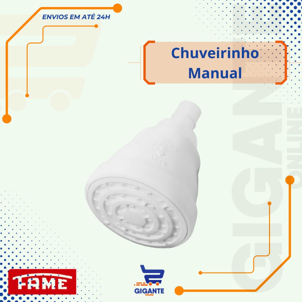 Chuveirinho/Desviador Fácil Instalação Manual Fame Quick