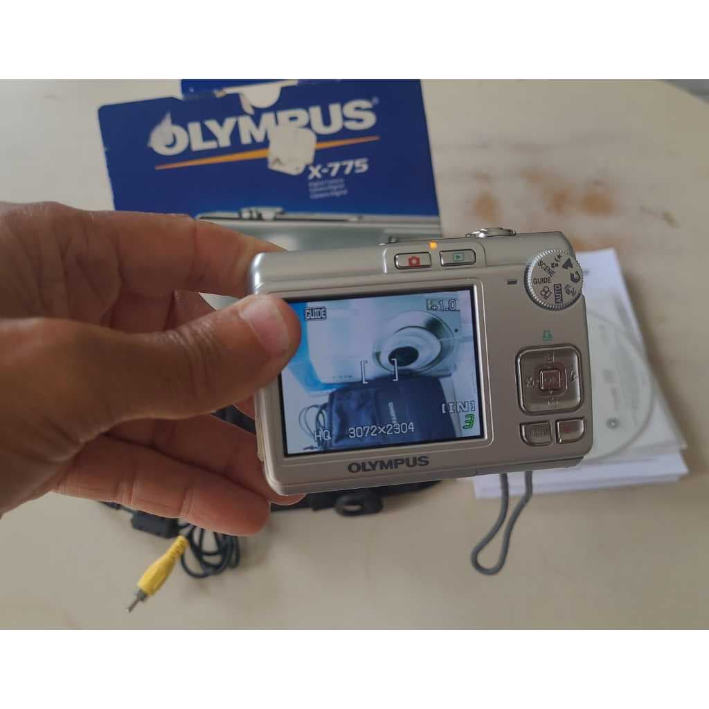Câmera Filmadora Digital Profissional Olympus x-775 Youtuber Tik Toker Funcionando Perfeitamente tela