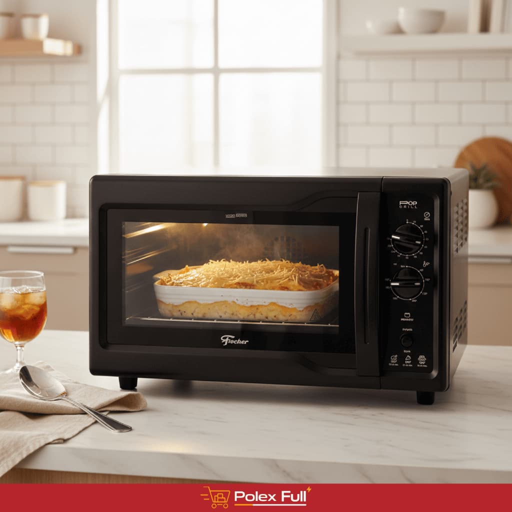 Forno Elétrico De Bancada - Fischer Pop Grill - 44 litros- 1775w - Preto