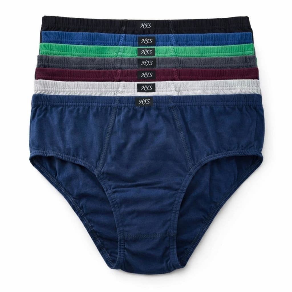 Kit 5 Cueca Adulto Básica Modelo SLIP 100% ALGODÃO  Masculina P/M/G/GG/