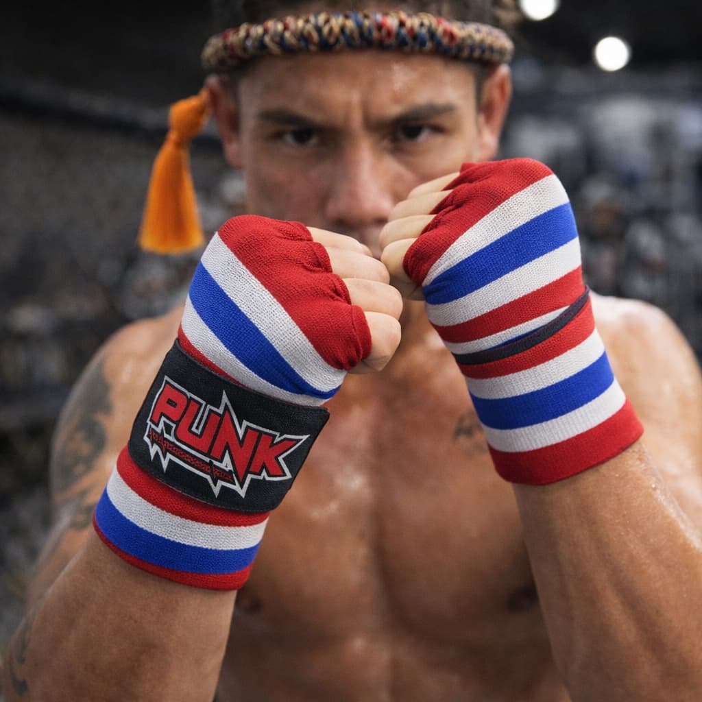Bandagem Elástica Muay Thai Punk
