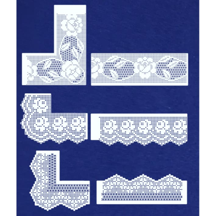 Stencil para Pintura Conjunto Canto e Extensão Grupo 1