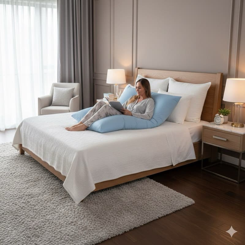 Travesseiro Gestante Xuxão Gigante Gravida Com  Fronha