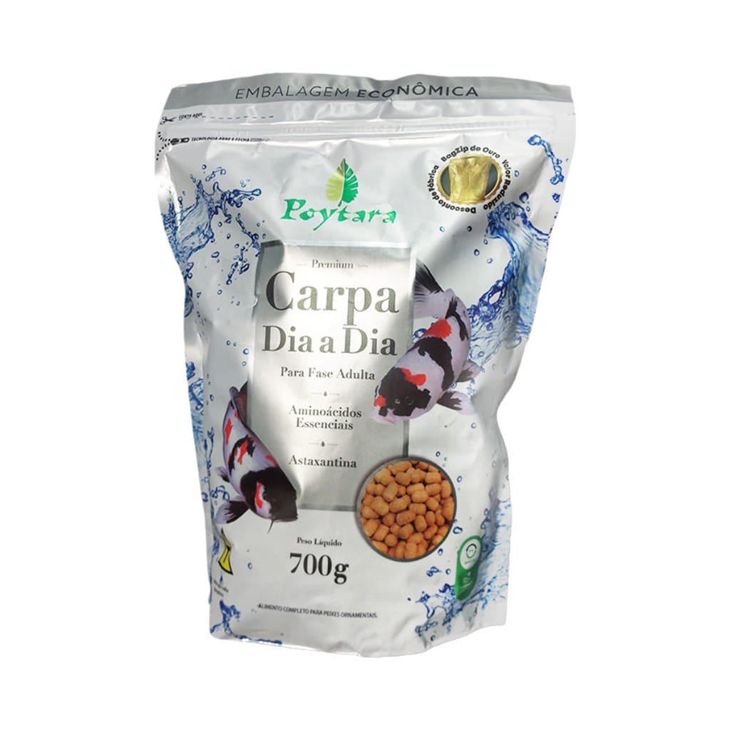 Poytara Carpa Dia A Dia 700g Ração Kinguios Carpa Lagos