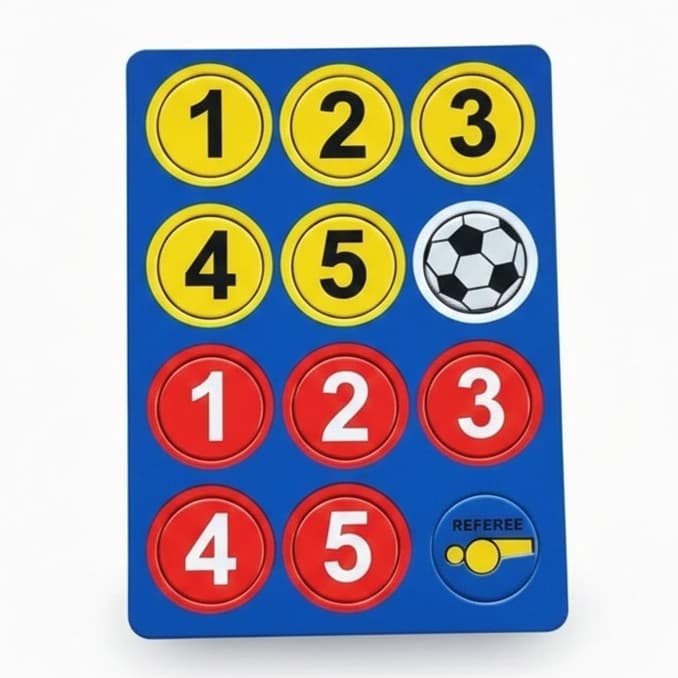 Imãs Magneticos Conjunto Numeros Jogadores Botões para Prancheta Tatica