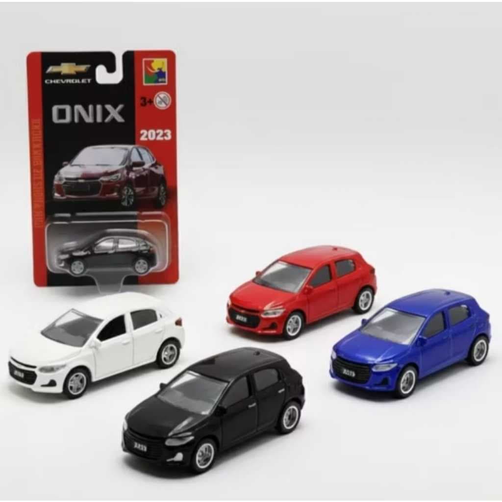 Miniatura 1:64 Chevrolet Onix 2023 Pneus Borracha - CKS