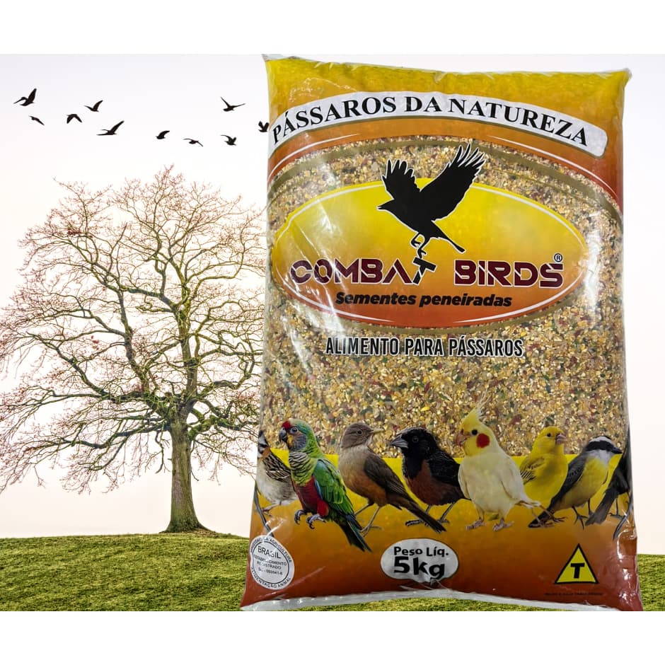 ALIMENTOS PARA PÁSSAROS DA NATUREZA/ PASSAROS LIVRES - COMBAT BIRD