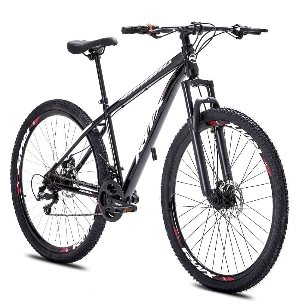 KIT BIKE BICICLETA MTB AÇO CARBONO RWX ARO 29 21V - FREIO A DISCO - TAM.  17.