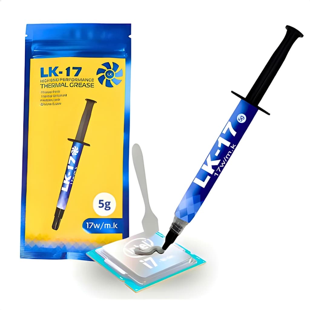 Pasta Termica Seringa 5g Thermal Grease LK-17 17w/mk Alta Performance Cinza