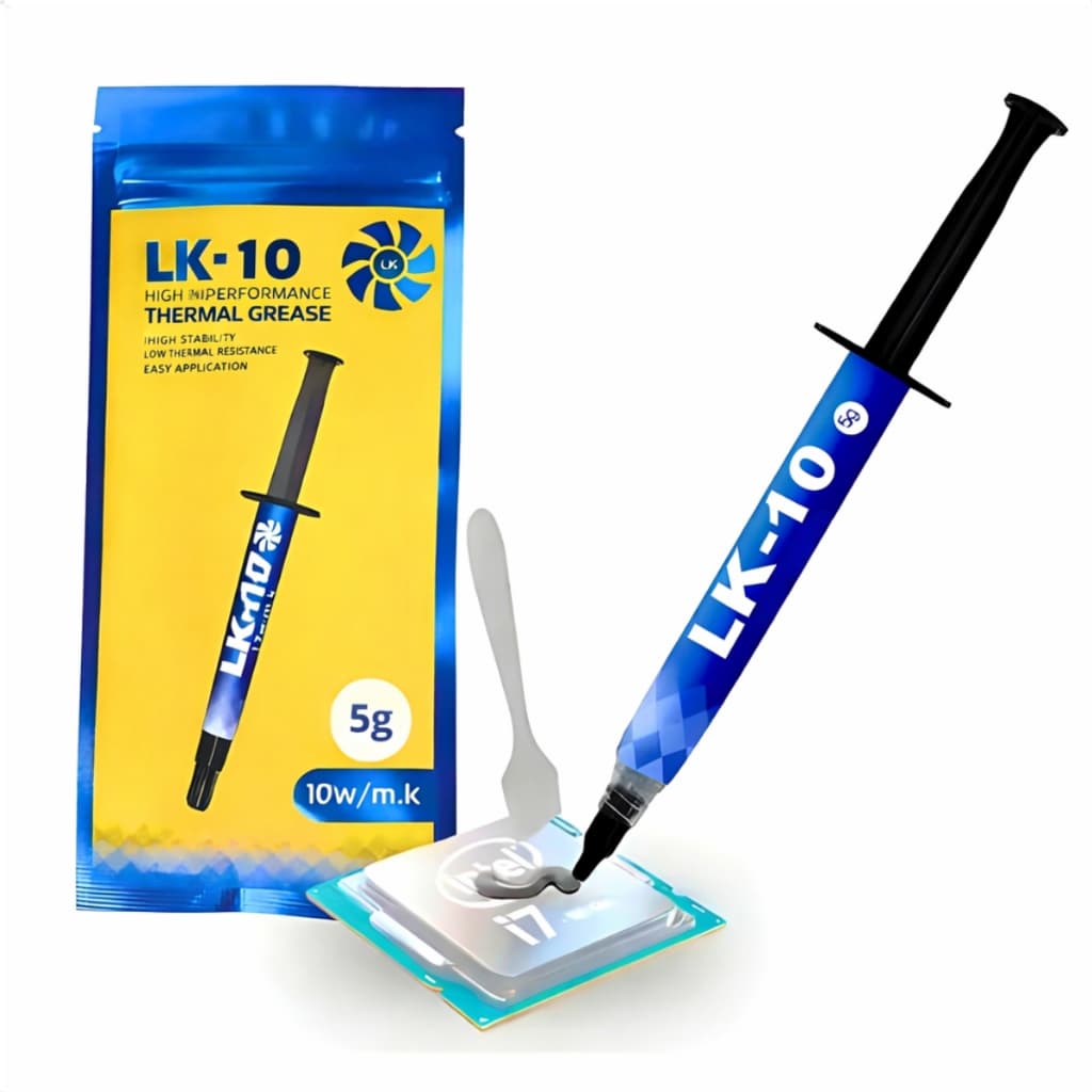 Pasta Termica Seringa 5g Thermal Grease LK-10 10w/mk Alta Performance Cinza