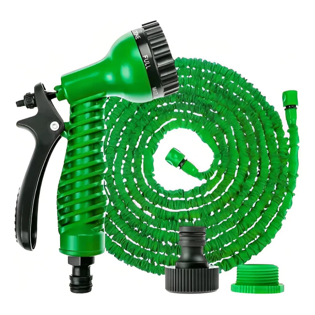 Mangueira Expansível Elástica Flexível Jardim Retrátil Multiuso Aleatório Plantas 15M/30M Metros