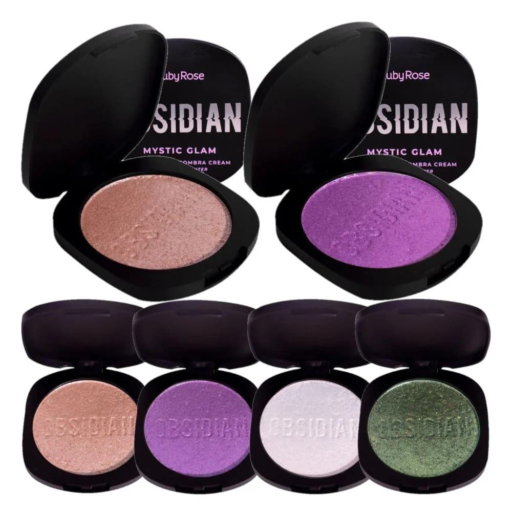 Iluminador e Sombra Cream Obsidian Mystic Glam - Ruby Rose