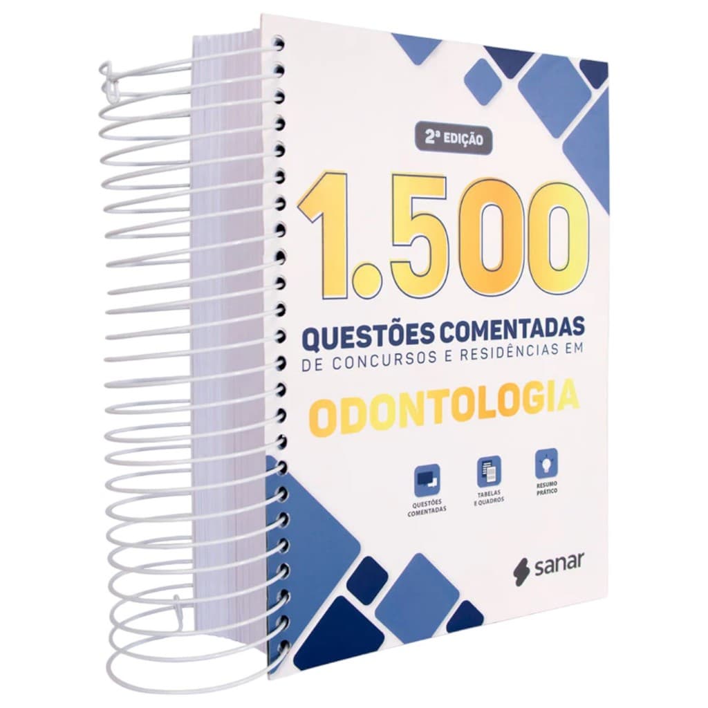 Livro 1500 Questões De Concursos E Residências Em ODONTOLOGIA