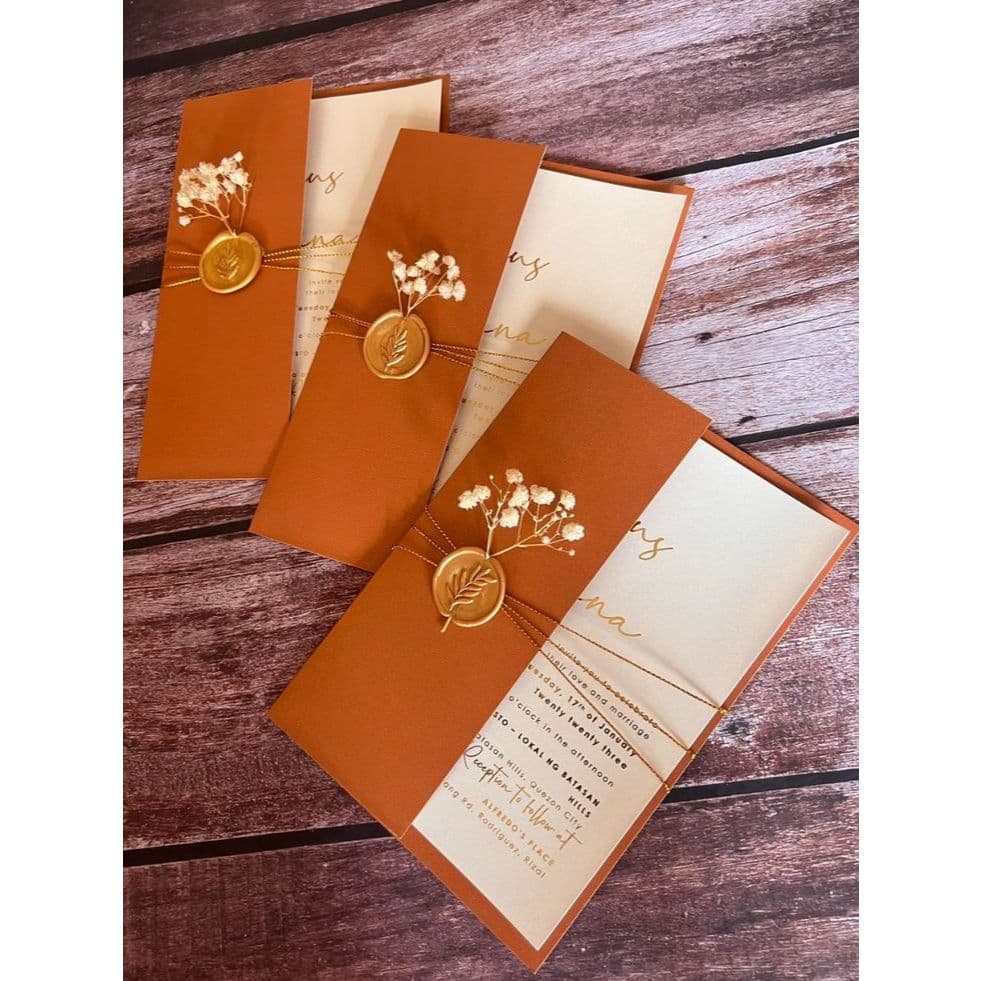 Convite de Casamento Personalizado | Convite Tradicional Elegante para Casamento