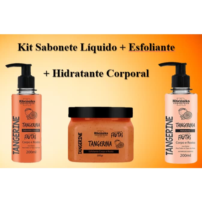 KIT COM 10 ESFOLIANTE + 10 SABONETES + 10 HIDRATANTES - RHENUKS - VARIAS FRAGRANCIAS