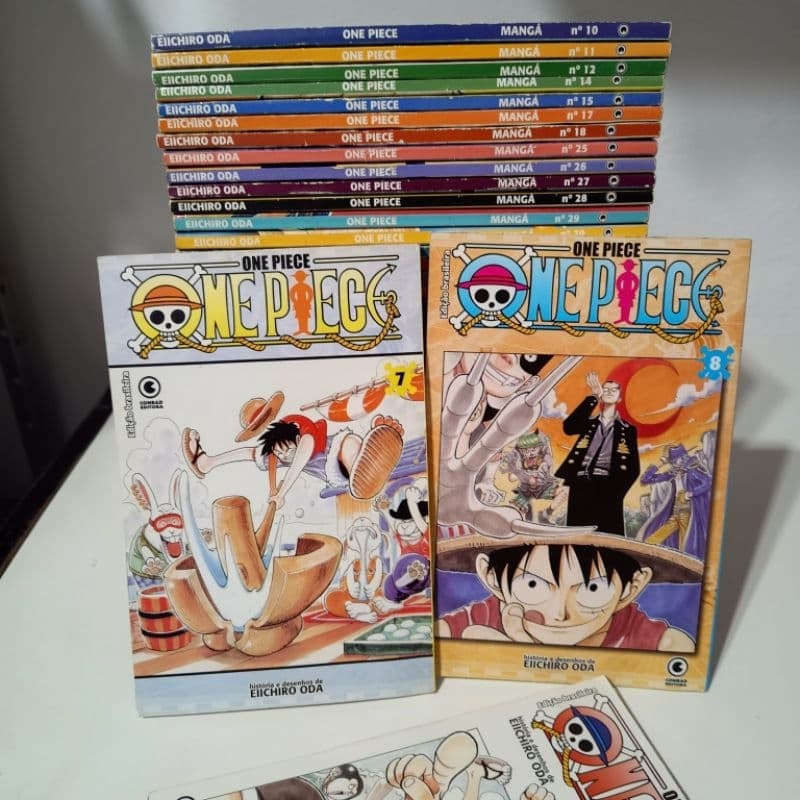 Mangá One Piece | Volumes Avulsos | Primeira Edição – Conrad – Do 7 ao 63 – Usados