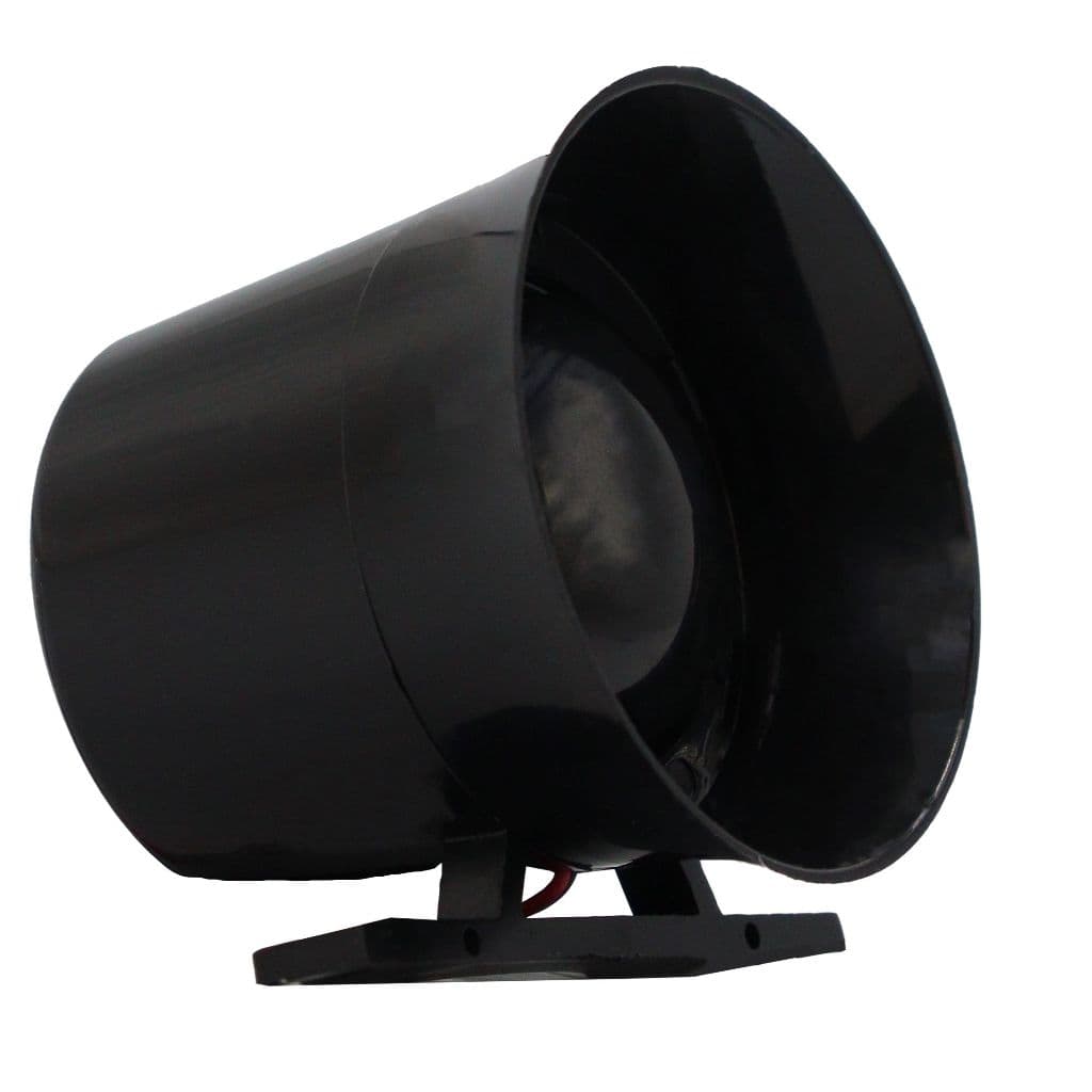 Sirene Piezoelétrica 12V para Sistema de Alarme - Alta Potência 116dB - Segurança Residencial e Comercial