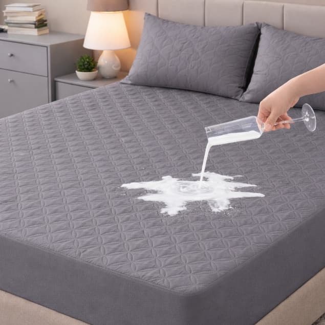 Protetor de Colchão Impermeável com Elástico Ajustável Premium