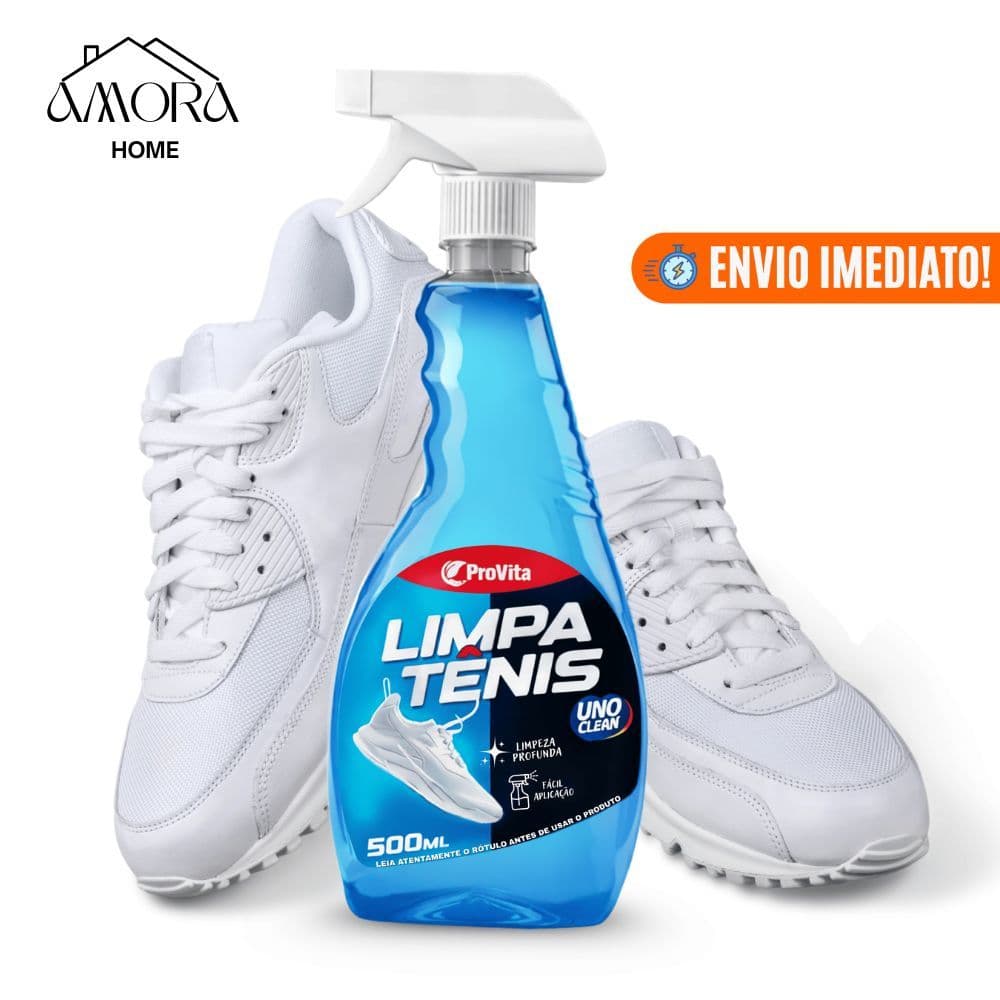 Limpa Tênis Spray Premium Provita 500ml | Limpeza Profunda, Remove Manchas e Deixa Como Novo