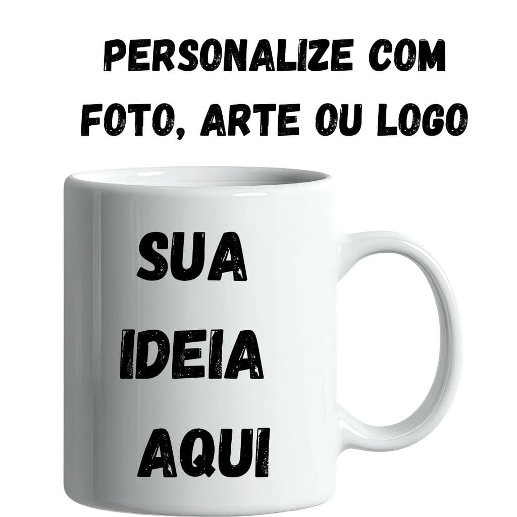 Caneca Xicara Personalizada com Foto e Nome | Presente Criativo e Exclusivo para Namorado, Mãe e Pai