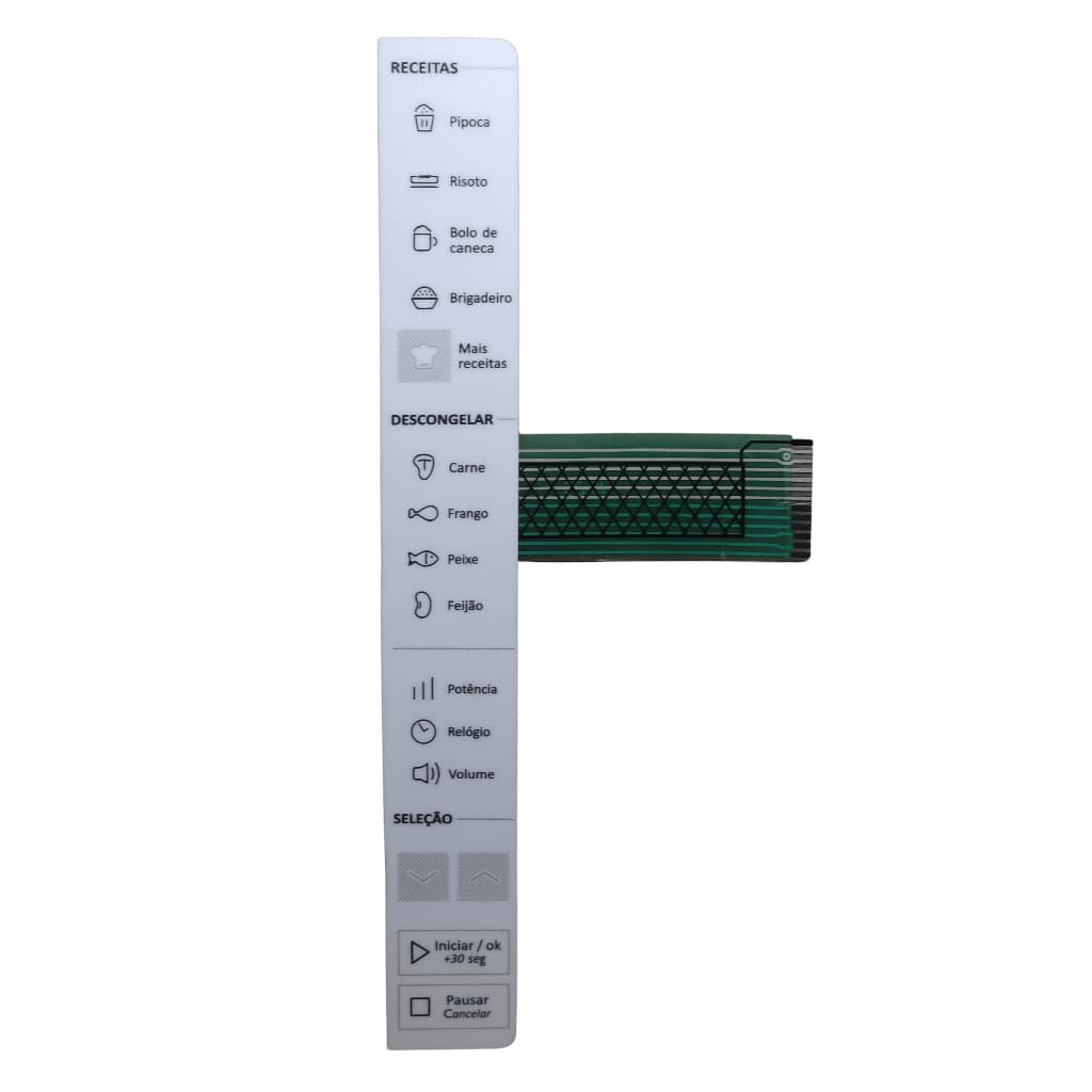 Membrana Teclado Microondas Brastemp BMS45CB