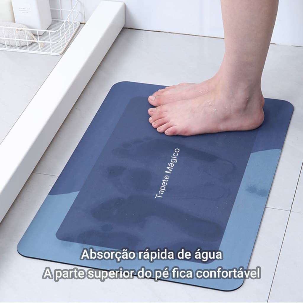 [Entrega Local]Tapetes Mágicos Absorventes e Antiderrapantes - Ideal para Cozinha e Banheiro