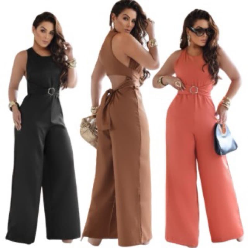 Macacâo Longo Feminino Alfaiataria Social Chique Elegante