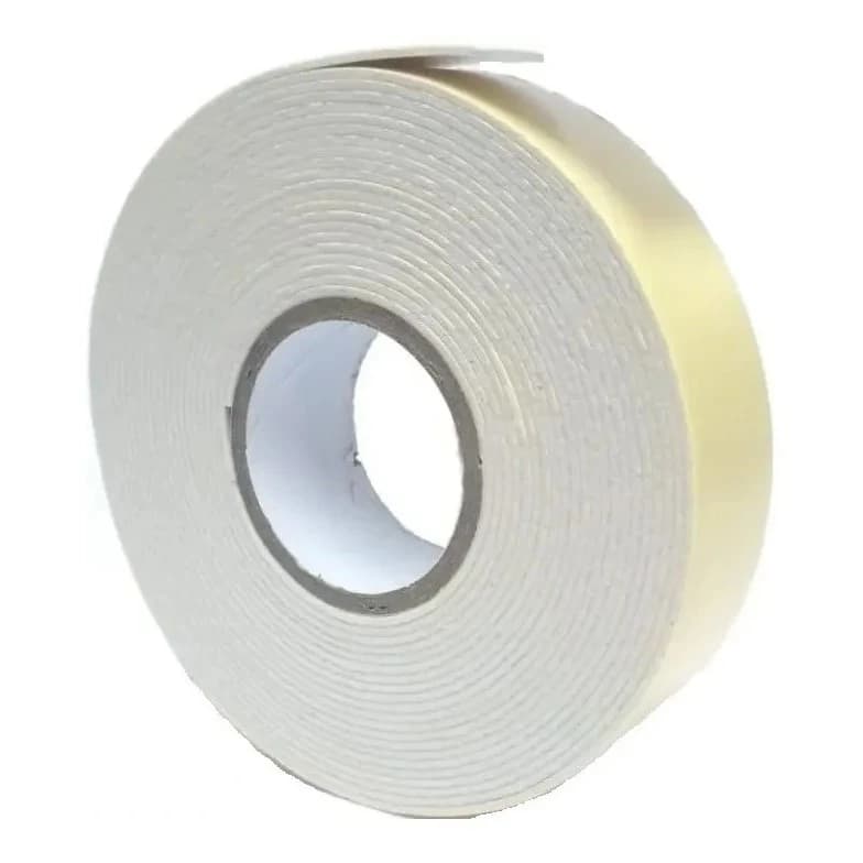 Fita Banana Dupla Face Adesivo De Espuma 2,4cm X 10 Metros