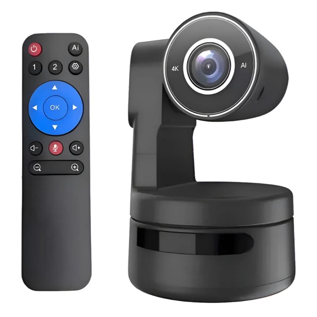 PTZ 4K WAAWO CAMERA 4K Zoom Digital 4x Função Ia pod cast live