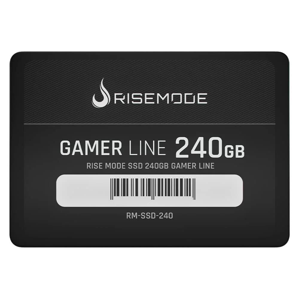SSD Rise Mode Gamer Line, 240GB, SATA III, Leitura: 500MB/s