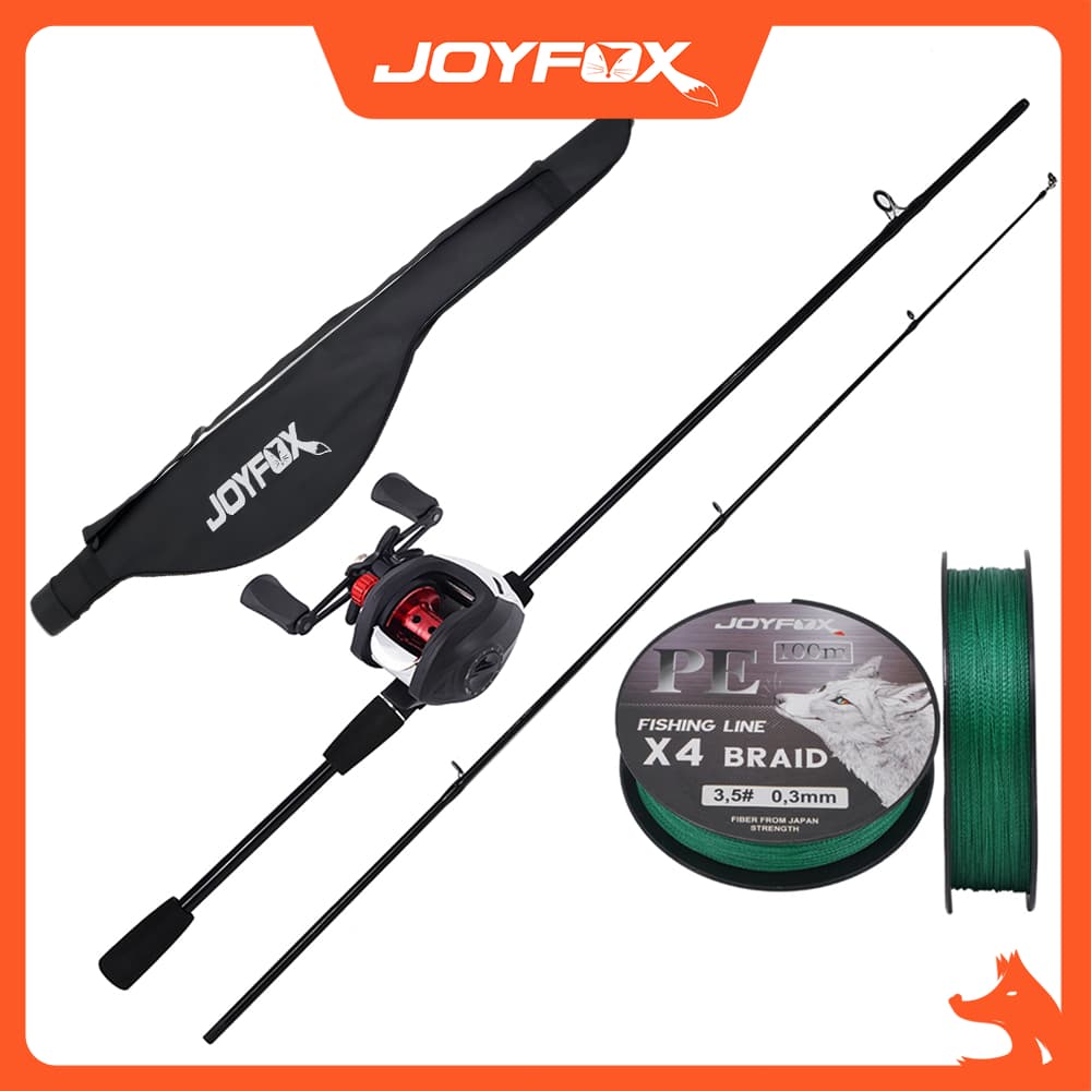 Vara De Pesca Carretilha Pesca 17+1 Rolamentos JOYFOX