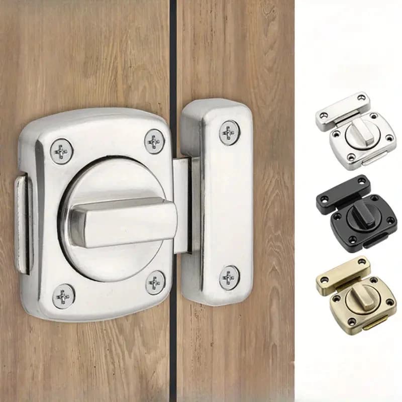 Fechadura Anti-Roubo em Liga de Zinco | Ideal para Portas de Aço e Inox | Instalação Fácil